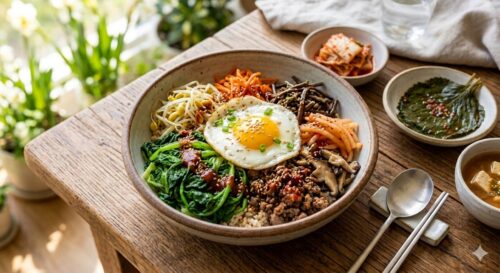 봄동비빔밥 레시피 2